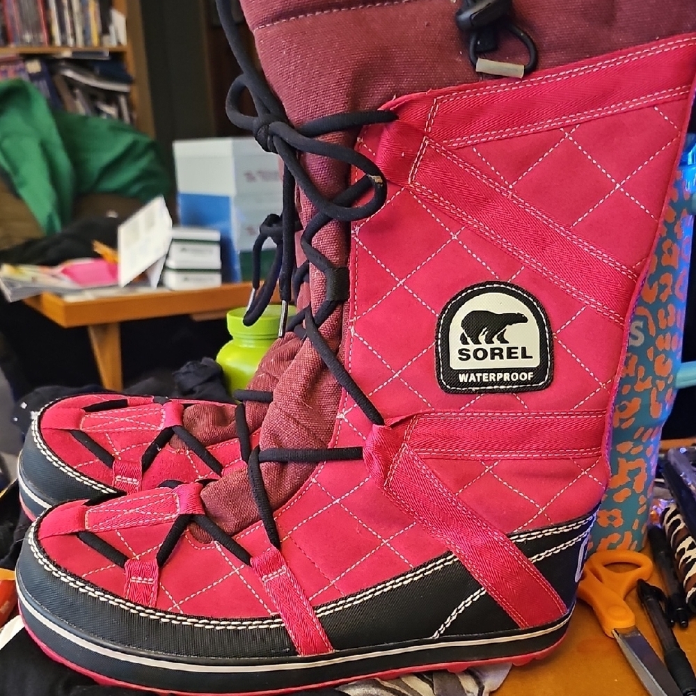 Sorel Red Waterproof Boots